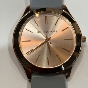 Michael Kors Slim Runway Rose Dial Ladies Watch